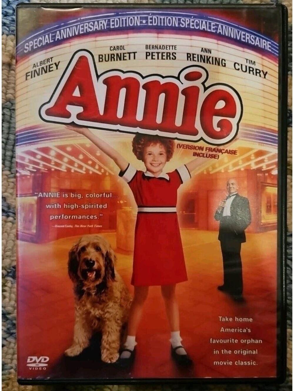 Annie (DVD, 2006, Canadian Special Anniversary Edition French) New Sealed